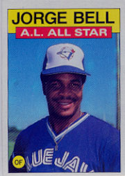 1986 Topps Baseball Cards      718     George Bell AS